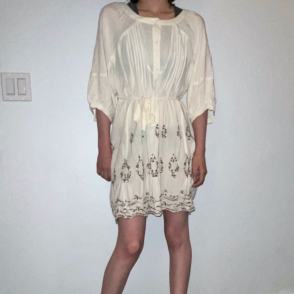 Japanese Fashion Brand sab street my standard Boho Dress - Size XL (15 Japan)